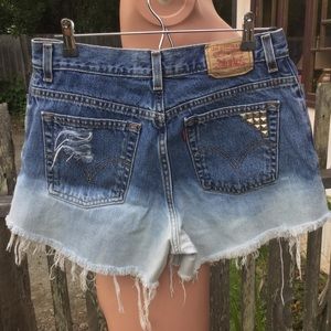 Ombré Studded Levi’s Classic Relaxed 550 31”